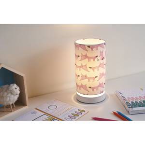 Lampe Cute III Coton / Aluminium - 1 ampoule