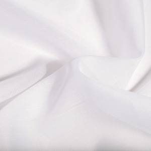 Gordijn Alina geweven stof - wit - 450 x 175 cm