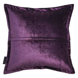 Housse de coussin Glam Tissu mélangé - Violet foncé - 45 x 45 cm