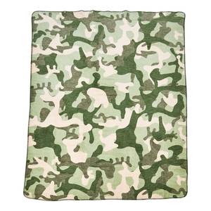 Plaid Camouflage Mischgewebe - Grün