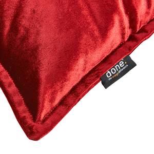 Housse de coussin Glam Tissu mélangé - Rouge - 45 x 45 cm