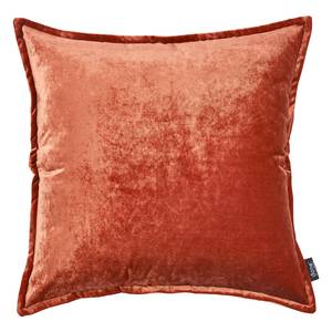 Housse de coussin Glam Tissu mélangé - Terre cuite - 65 x 65 cm