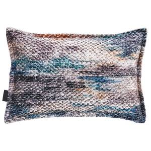 Housse de coussin Glam Colour Tissu mélangé - Bleu lagon - 40 x 60 cm