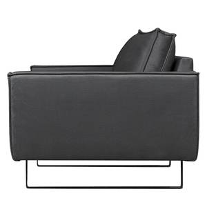 Fauteuil Liel Velours Onoli: Anthracite