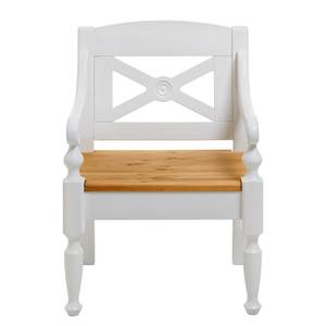 Chaise à accoudoirs Villefort Pin massif - Epicéa blanc / Epicéa lessivé