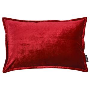 Housse de coussin Glam Tissu mélangé - Rouge - 60 x 40 cm