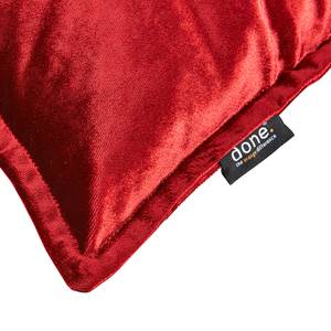 Housse de coussin Glam Tissu mélangé - Rouge - 65 x 65 cm