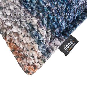 Kissenbezug Glam Colour Mischgewebe - Meerblau - 45 x 45 cm