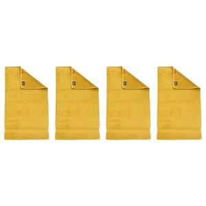 Set handdoeken Deluxe (4 delig) katoen - goudgeel