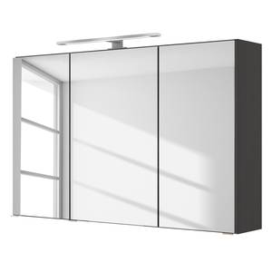 Spiegelschrank Dante Inklusive Beleuchtung - Graphit - Breite: 100 cm