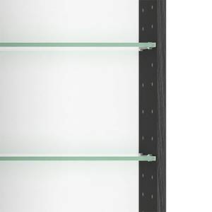 Spiegelkast Dante inclusief verlichting - Grafiet - Breedte: 100 cm