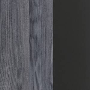 Wastafel Dante II inclusief keramische wasbak - Rookzilver/Grafiet - Breedte: 80 cm