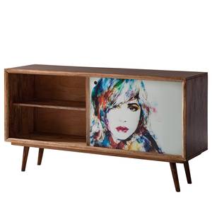 Sideboard Sabah Mango massiv - Mehrfarbig / Mango