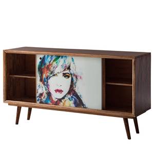 Sideboard Sabah Mango massiv - Mehrfarbig / Mango