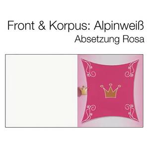 Bed Kate Prinzessinnen (prinsessen) Roze - Wit - Plaatmateriaal - 94 x 47 x 205 cm