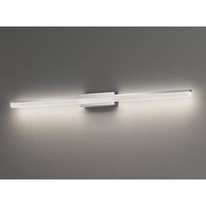 LED-wandlamp Magee melkglas/nikkel - 1 lichtbron