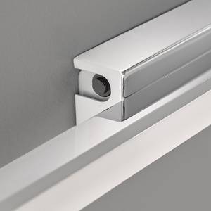 LED-Wandleuchte Magee Milchglas / Nickel - 1-flammig