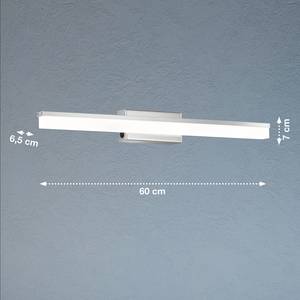 LED-wandlamp Magee acrylglas/nikkel - 1 lichtbron