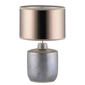 Tafellamp Pinetta textielmix/keramiek - 1 lichtbron
