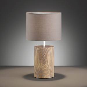 Lampe Purdy II Tissu mélangé / Béton - 1 ampoule