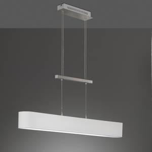 LED-hanglamp Skyway I textielmix/nikkel - 1 lichtbron