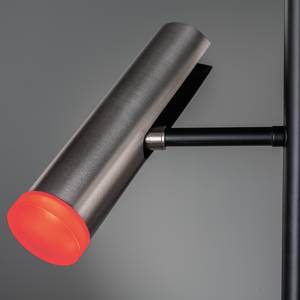 LED-Stehleuchte Plover Nickel - 3-flammig