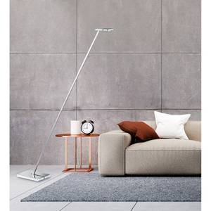 Lampadaire-LED Fennville Nickel - 1 ampoule