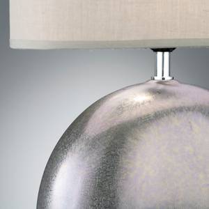 Lampe Pinxton Tissu mélangé / Céramique - 1 ampoule