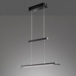 LED-hanglamp Skokie III transparant glas/nikkel - 1 lichtbron