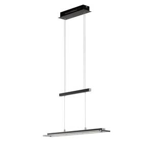 LED-hanglamp Skokie III transparant glas/nikkel - 1 lichtbron