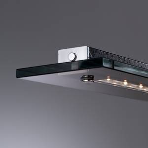 LED-hanglamp Skokie III transparant glas/nikkel - 1 lichtbron