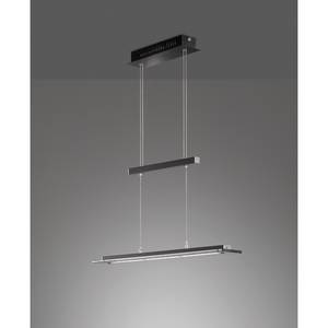 LED-hanglamp Skokie II transparant glas/nikkel - 1 lichtbron