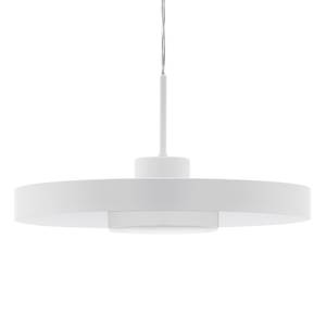 LED-hanglamp Alpicella polycarbonaat/staal - 1 lichtbron - Wit