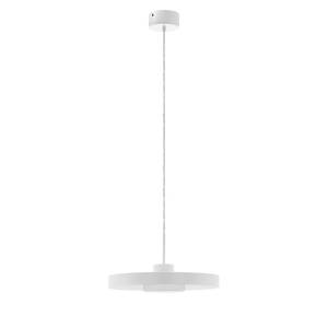 Suspension LED Alpicella Polycarbonate / Acier - 1 ampoule - Blanc