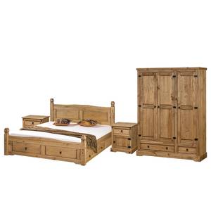 Set camera da letto Finca Rustica Beige - Marrone