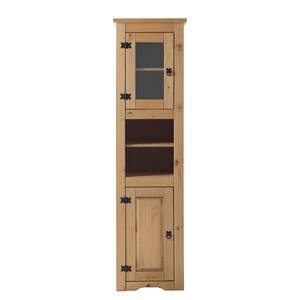 Hochschrank Finca Rustica Kiefer massiv - Kiefer Natur