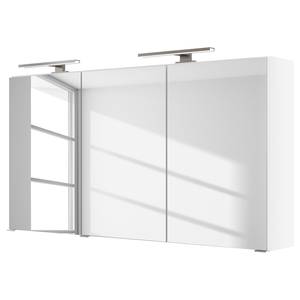 Spiegelschrank Corno Inklusive Beleuchtung - Weiß - Breite: 120 cm
