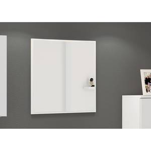 Miroir Corno Blanc mat - Sans éclairage