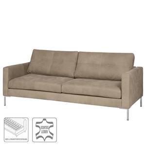 Sofa Neo11 I (2-Sitzer) Echtleder - Echtleder Custo: Hellgrau