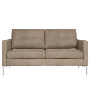 Sofa Neo11 I (2-Sitzer) Echtleder - Echtleder Custo: Hellgrau