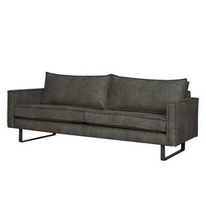 2,5-Sitzer Sofa Liel Samt - Microfaser Priya: Anthrazit