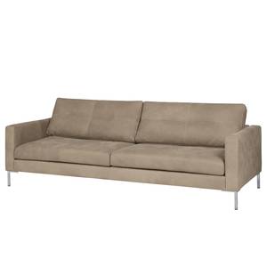 Sofa Neo11 I (3-Sitzer) Echtleder - Echtleder Custo: Hellgrau