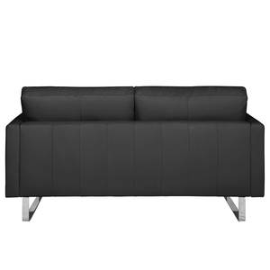 Sofa Neo11 II (2-Sitzer) Echtleder - Echtleder Lasde: Schwarz - Kufen