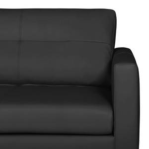 Sofa Neo11 II (2-Sitzer) Echtleder - Echtleder Lasde: Schwarz - Kufen