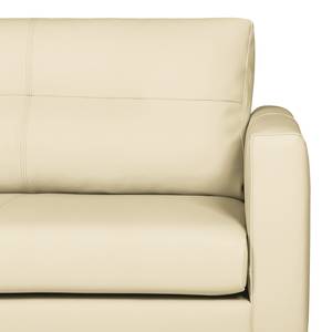 Sofa Neo11 II (3-Sitzer) Echtleder - Echtleder Lasde: Creme - Eckig