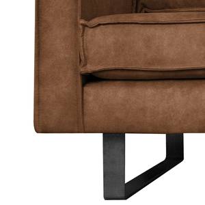 2,5-Sitzer Sofa Liel Samt - Microfaser Priya: Cognac