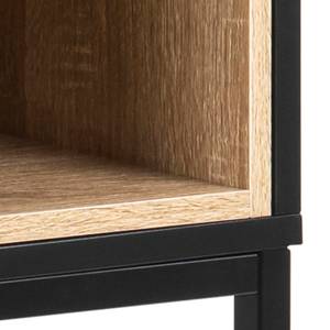 Secretaire Skeeby metaal - eikenhouten look/zwart