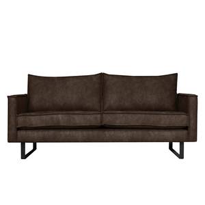 2,5-Sitzer Sofa Liel Samt - Microfaser Priya: Dunkelbraun