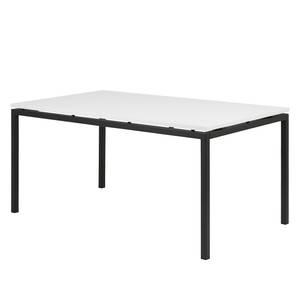Table Ketton Métal - Blanc / Noir