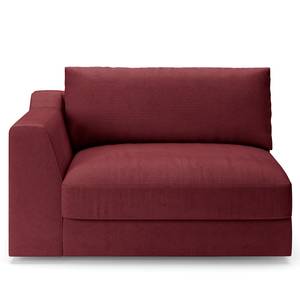 1,5-Sitzer Sofa Dixwell Webstoff Palila: Beere - Armlehne davorstehend links